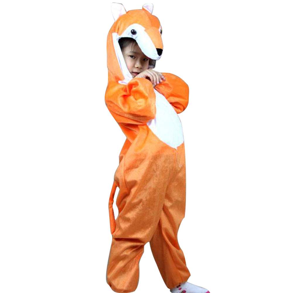 Halloween Child Fox Kids Animal Kigurumi Onesie Costume