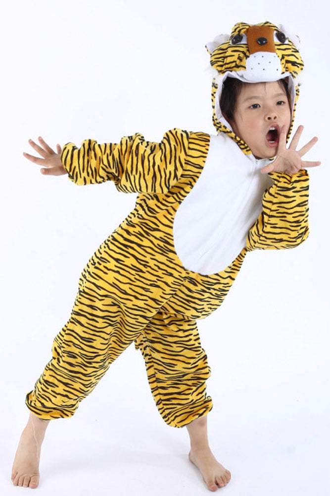 Halloween Child Tiger Kids animal kigurumi onesie Costume