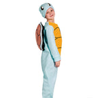 Jenny Turtle Costumes Parent-child Anime Cosplay Jumpsuit Halloween Outfit for Adult Kids