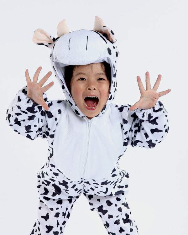Halloween Child Cow Kids Animal Kigurumi Onesie Costume