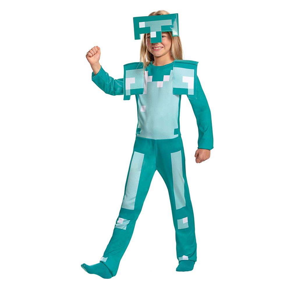 Disguise Minecraft Armor Cosplay Costume Kids' Halloween Jumpsuit
