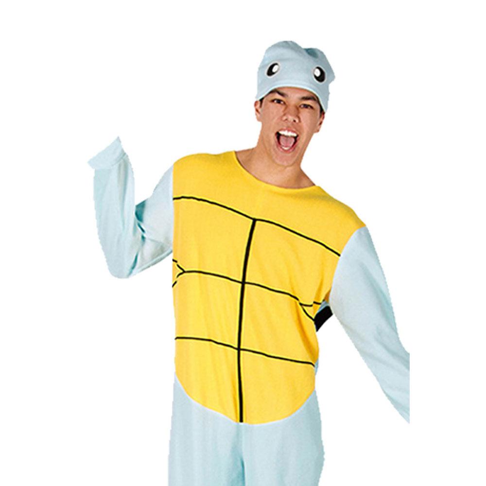 Jenny Turtle Costumes Parent-child Anime Cosplay Jumpsuit Halloween Outfit for Adult Kids