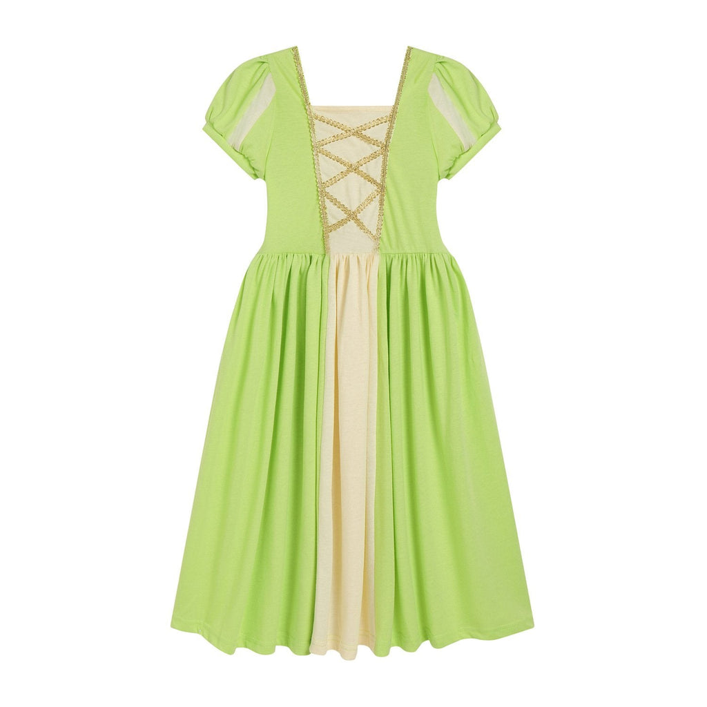 Girls Belle Cinderella Snow White Princess Wind Knitted Costume Dress