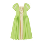 Girls Belle Cinderella Snow White Princess Wind Knitted Costume Dress