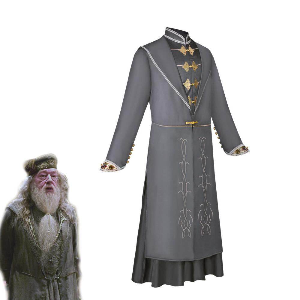 Harried Potter Cosplay Film and Television Dumbledore Halloween Stage Costume Performance - Azufun