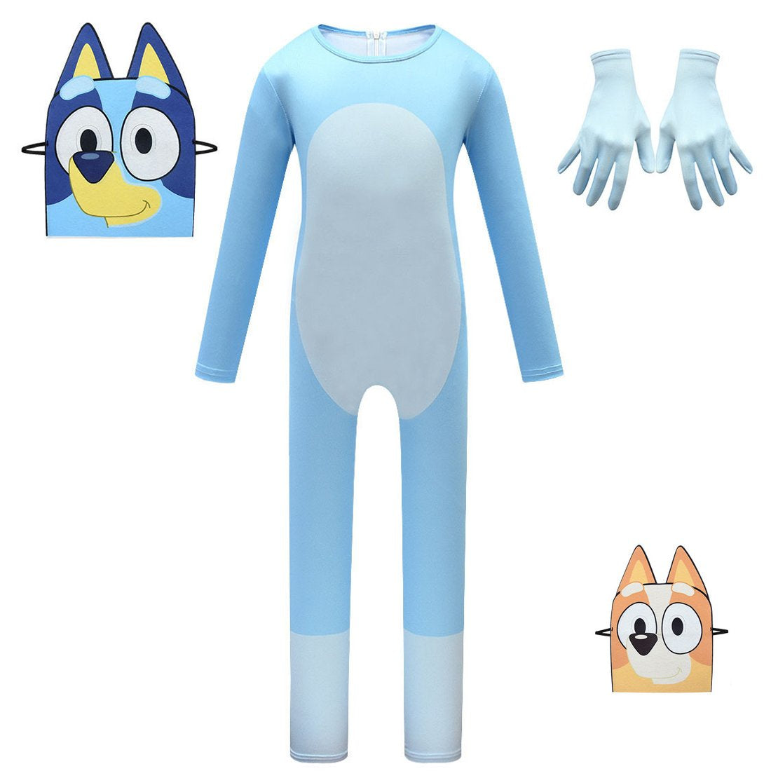 Bluey Bingo  Boys Girls Kids Toddler Costume Cosplay Party jumpsuit Onesie Halloween