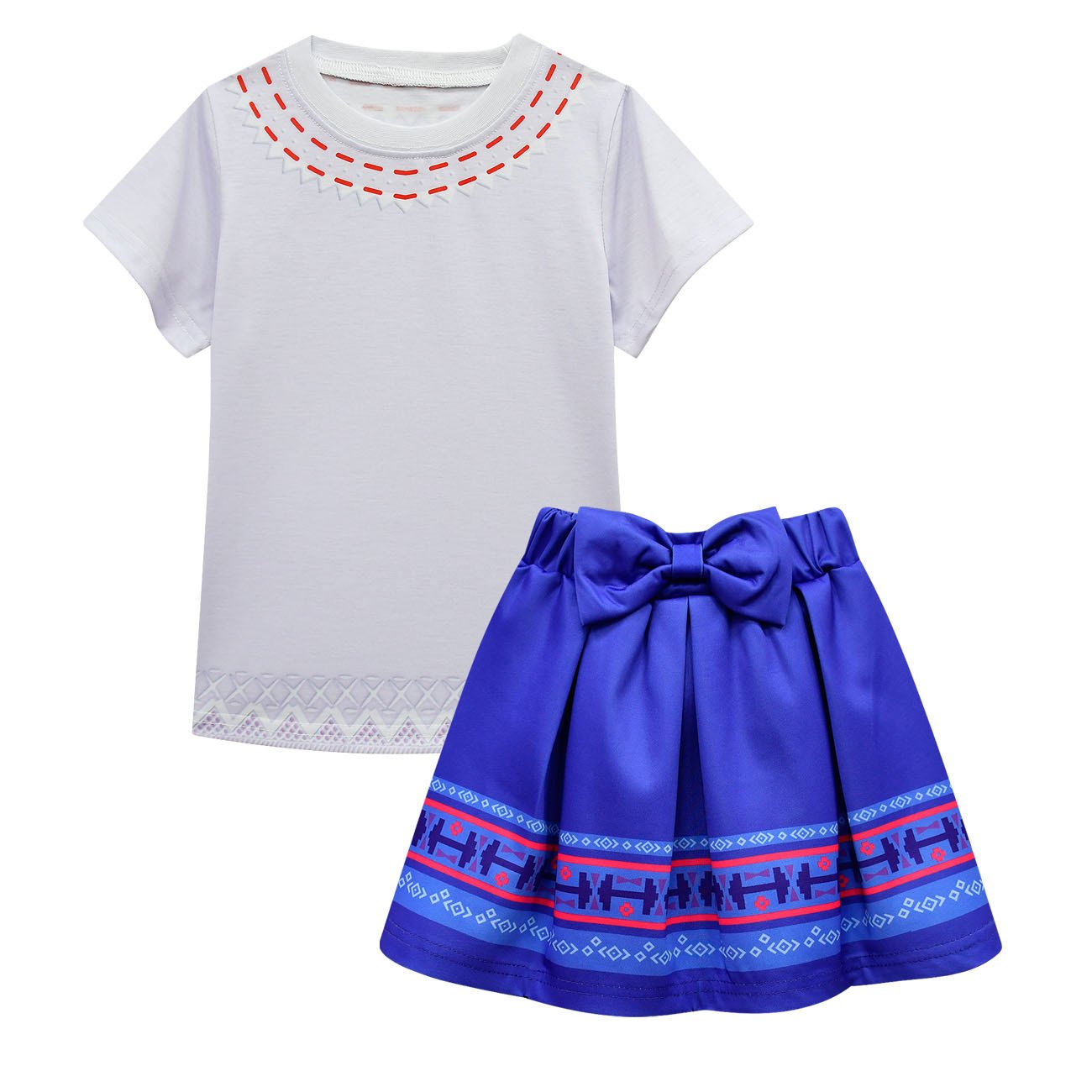 Encanto Luisa Cosplay Costumes for Girls Rich Accessory Three Pieces Sets