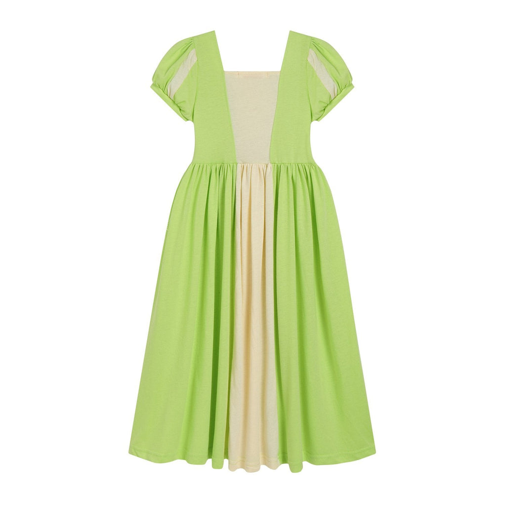 Girls Belle Cinderella Snow White Princess Wind Knitted Costume Dress