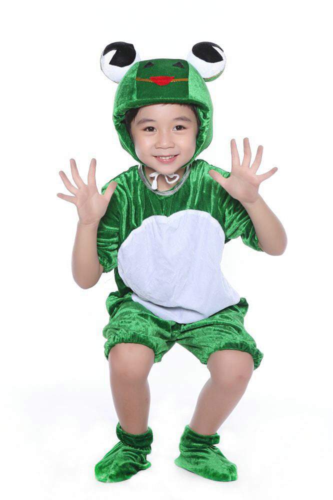 Green Frog Animal kigurumi Cosplay kids Costume Party Wear Gift