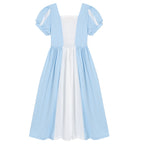 Girls Belle Cinderella Snow White Princess Wind Knitted Costume Dress