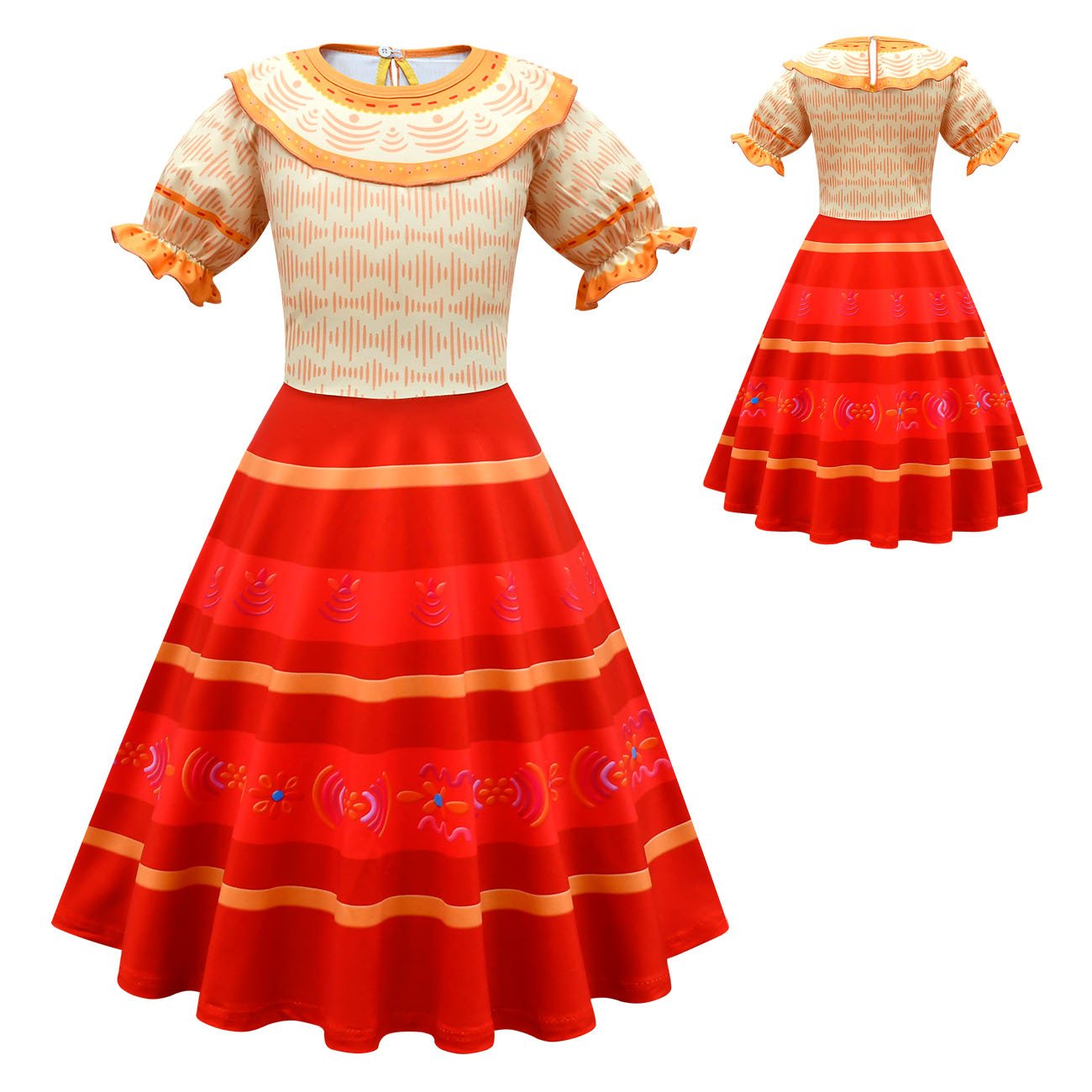 Encanto Dolores Costume Cartoon Movie Halloween Cosplay Dresses Outfits for Girls