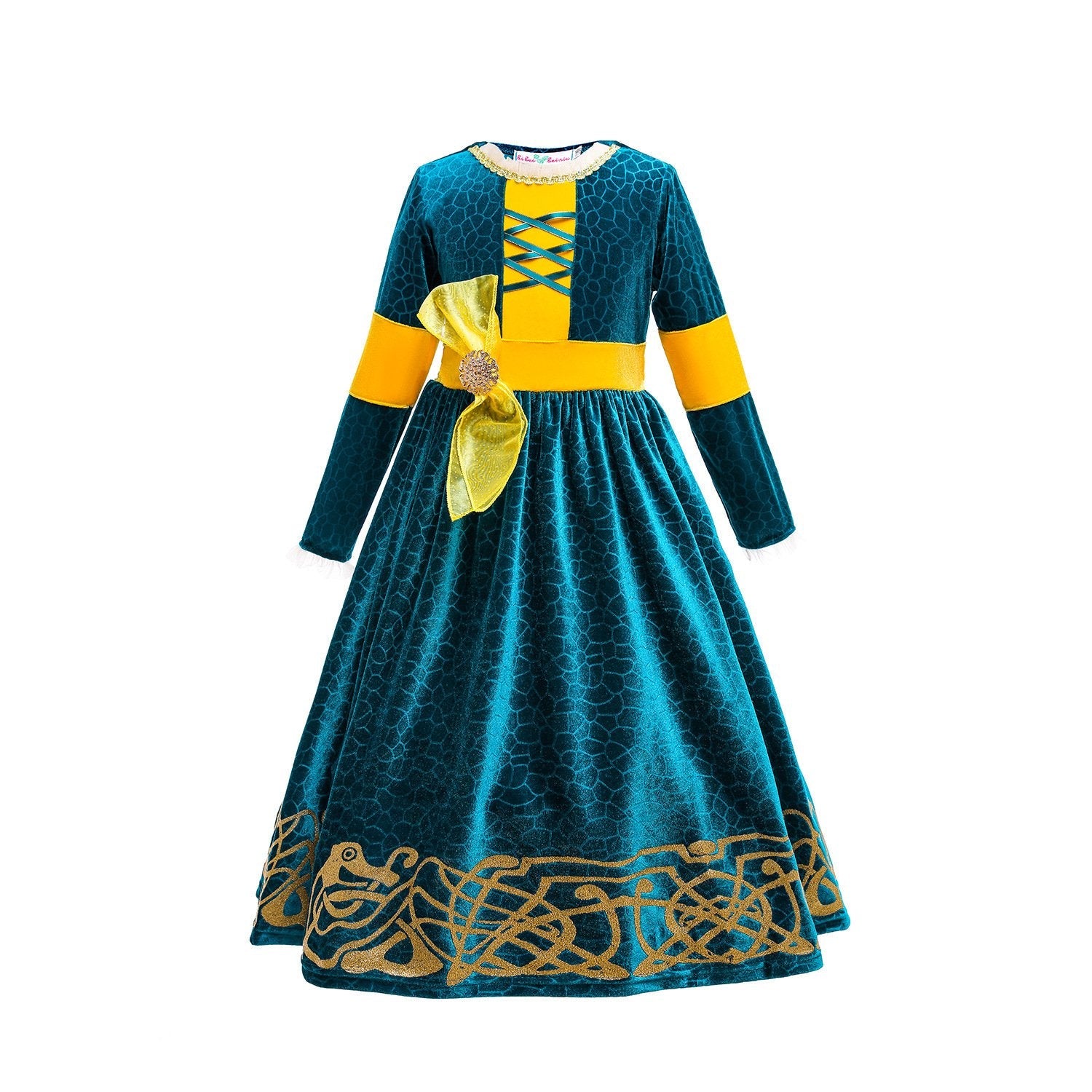 Brave Merida Dress Girls  Party Cosplay Costumes Halloween Outfits Dress Up