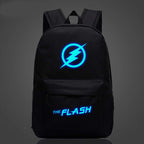 The Flash Anime Backpack  Night Luminous Cosplay Shoulder School Bag