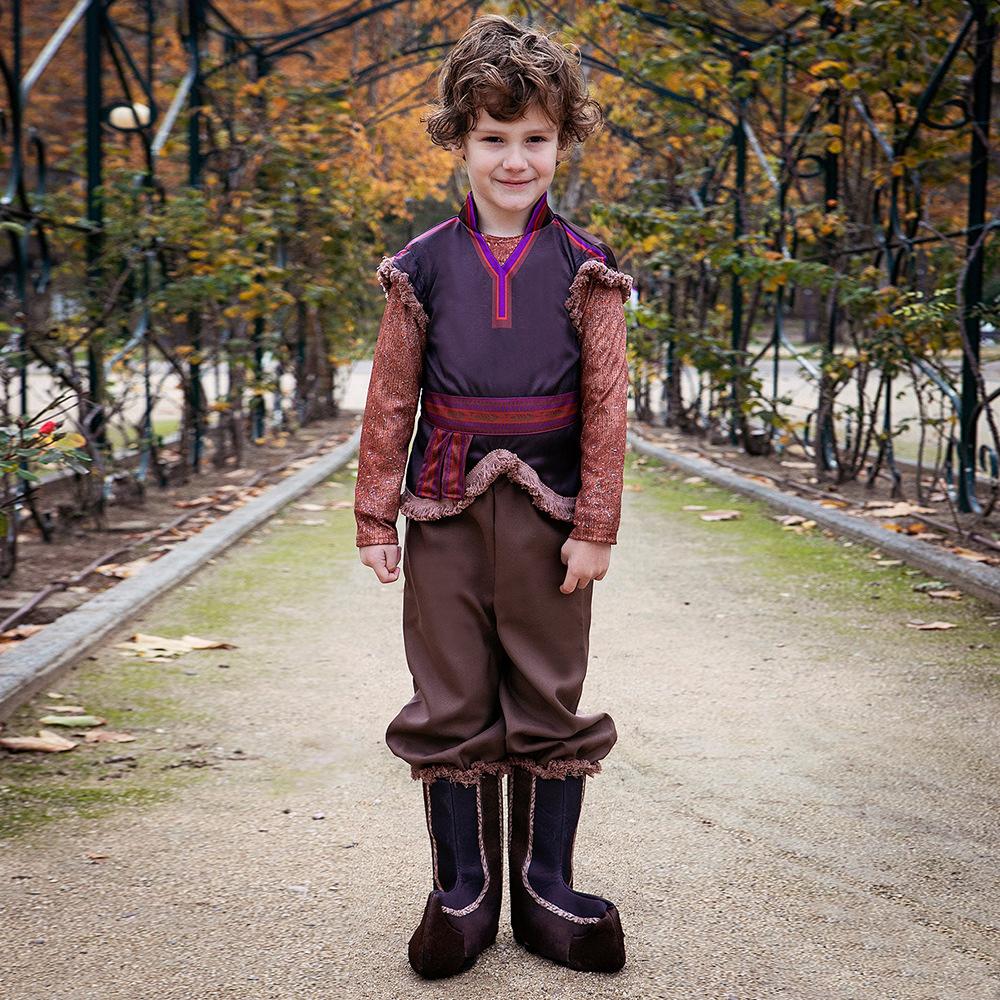 Kids Kristoff Costume Boys Fancy Dress Up Halloween Themed Party Cosplay Jumpsuit