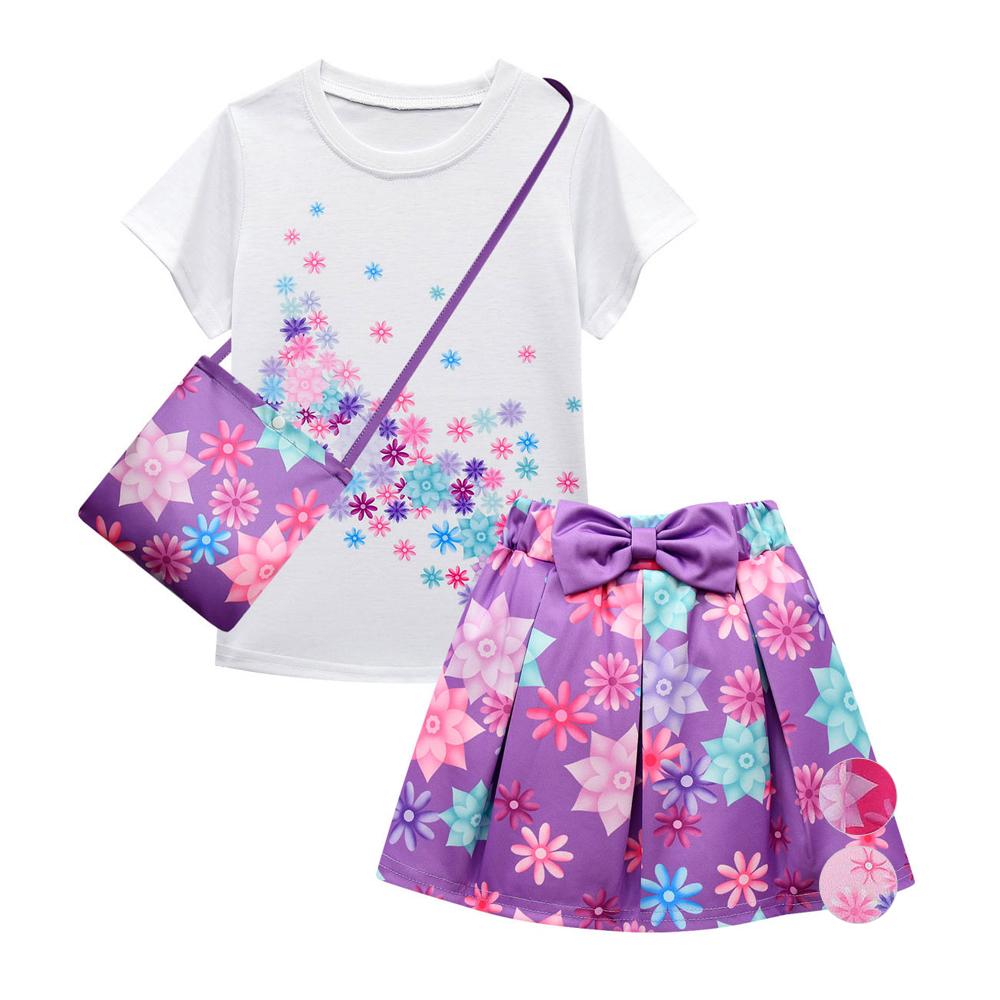 Encanto Isabela Dress for Girls Rich Accessory Three Pieces Sets