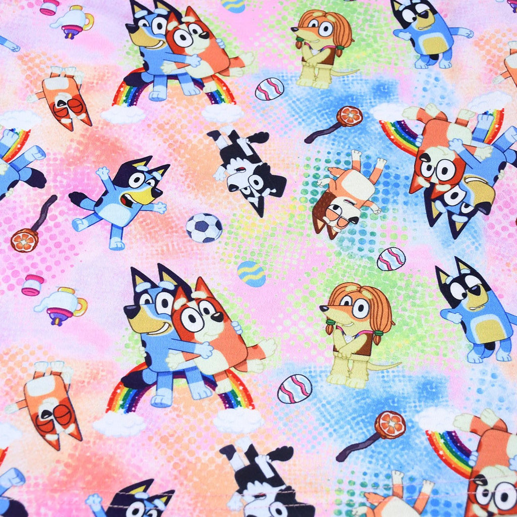 Bluey Pajamas Set Long Sleeve Trousers Two Pieces for Kids