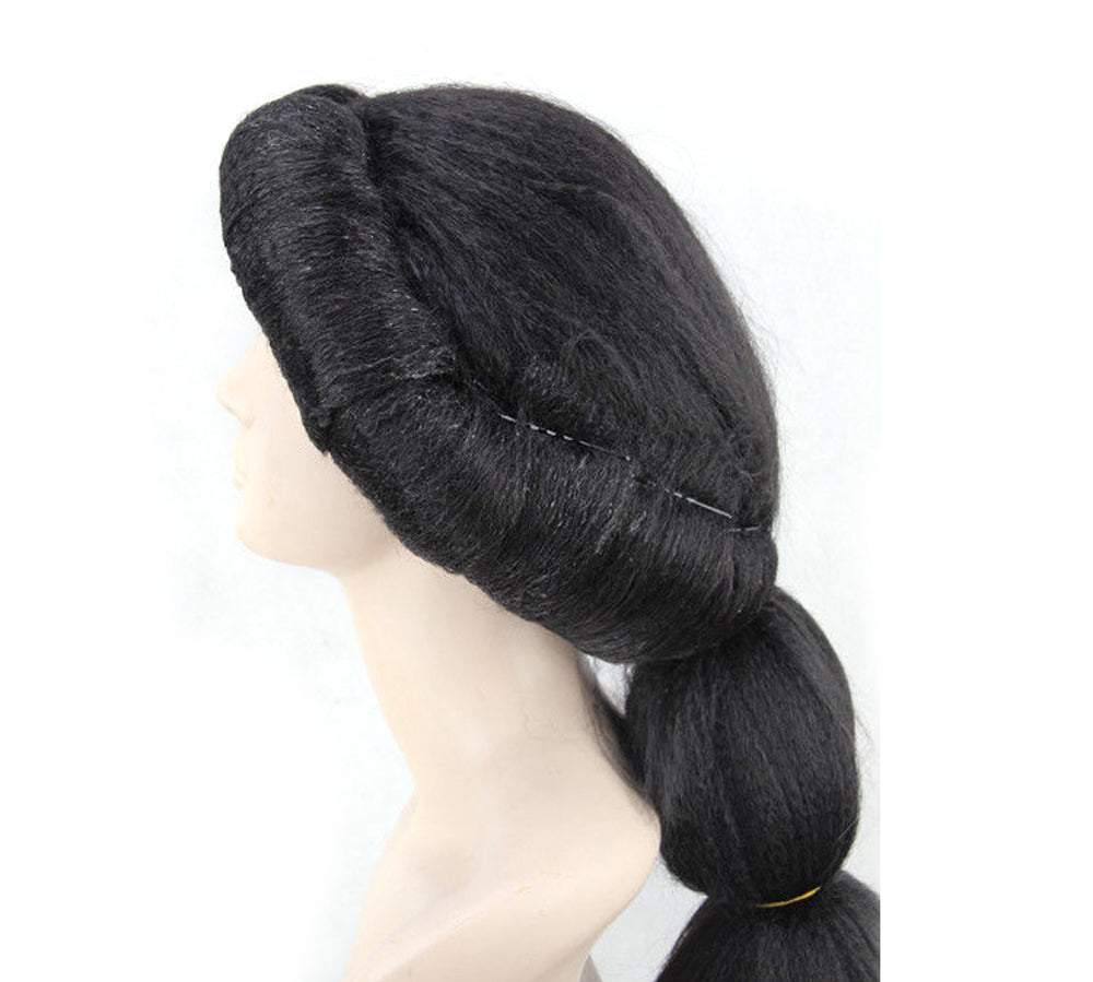 Arabian Nights Aladdin Jasmine Princess Long Black Wigs Halloween Wig - Azufun