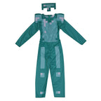 Disguise Minecraft Armor Cosplay Costume Kids' Halloween Jumpsuit - Azufun