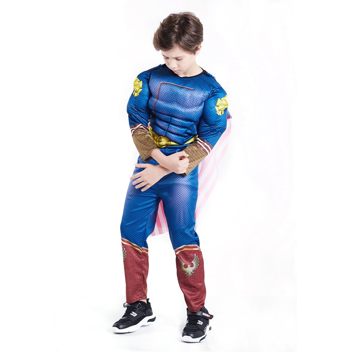 Kids The boys homelander costume cosplay set jumpsuit - Azufun