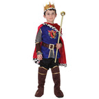 Kids Halloween Cosplay Costume King Prince Boys Dress Up Partywear