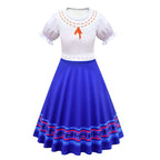 Encanto Luisa Dress for Girls Kids' Festival Cosplay Costumes Outfits