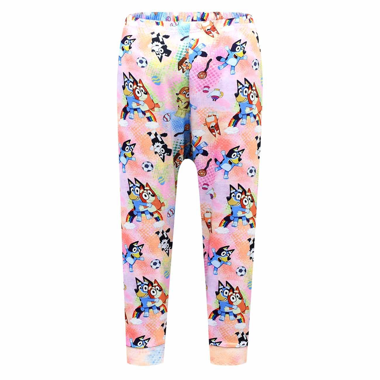 Bluey Pajamas Set Long Sleeve Trousers Two Pieces for Kids