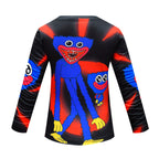 Poppy Playtime Cartoon Long Sleeve Pants Sets for Big Kids