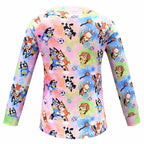 Bluey Pajamas Set Long Sleeve Trousers Two Pieces for Kids