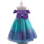 Girls Mermaid Princess Dresses Lace Tutu Costume for Kids
