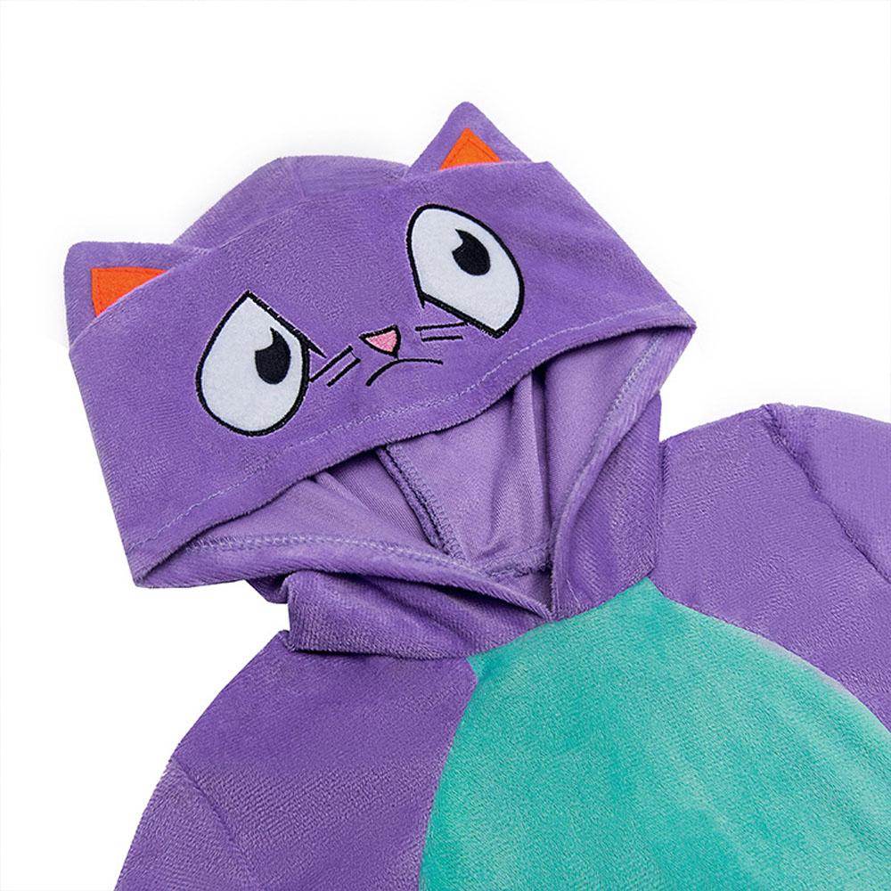 Pokemon Lost Kitties Sketch Cosplay Costume Halloween Girls Jumpsuit Hooded for Kids - Azufun