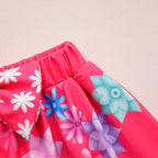 Encanto Isabela Swimsuits Girls Swimwear Ruffles Beach Surf Swimming Tankini Set