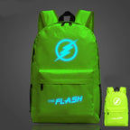 The Flash Anime Backpack  Night Luminous Cosplay Shoulder School Bag