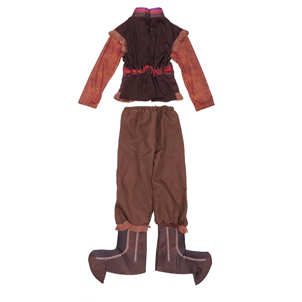 Kids Kristoff Costume Boys Fancy Dress Up Halloween Themed Party Cosplay Jumpsuit