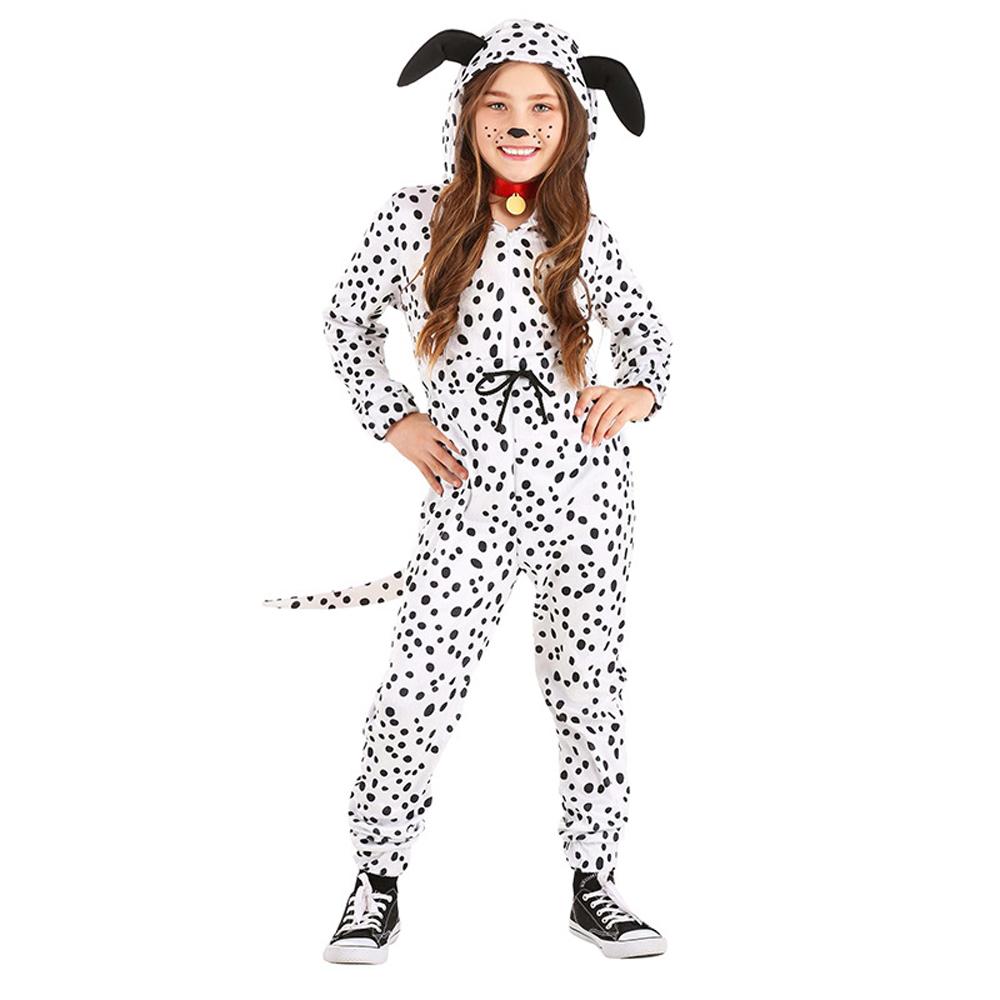 Kids Puppy Onesies Jumpsuit Cosplay Dog Halloween Xmas Hooded Costume