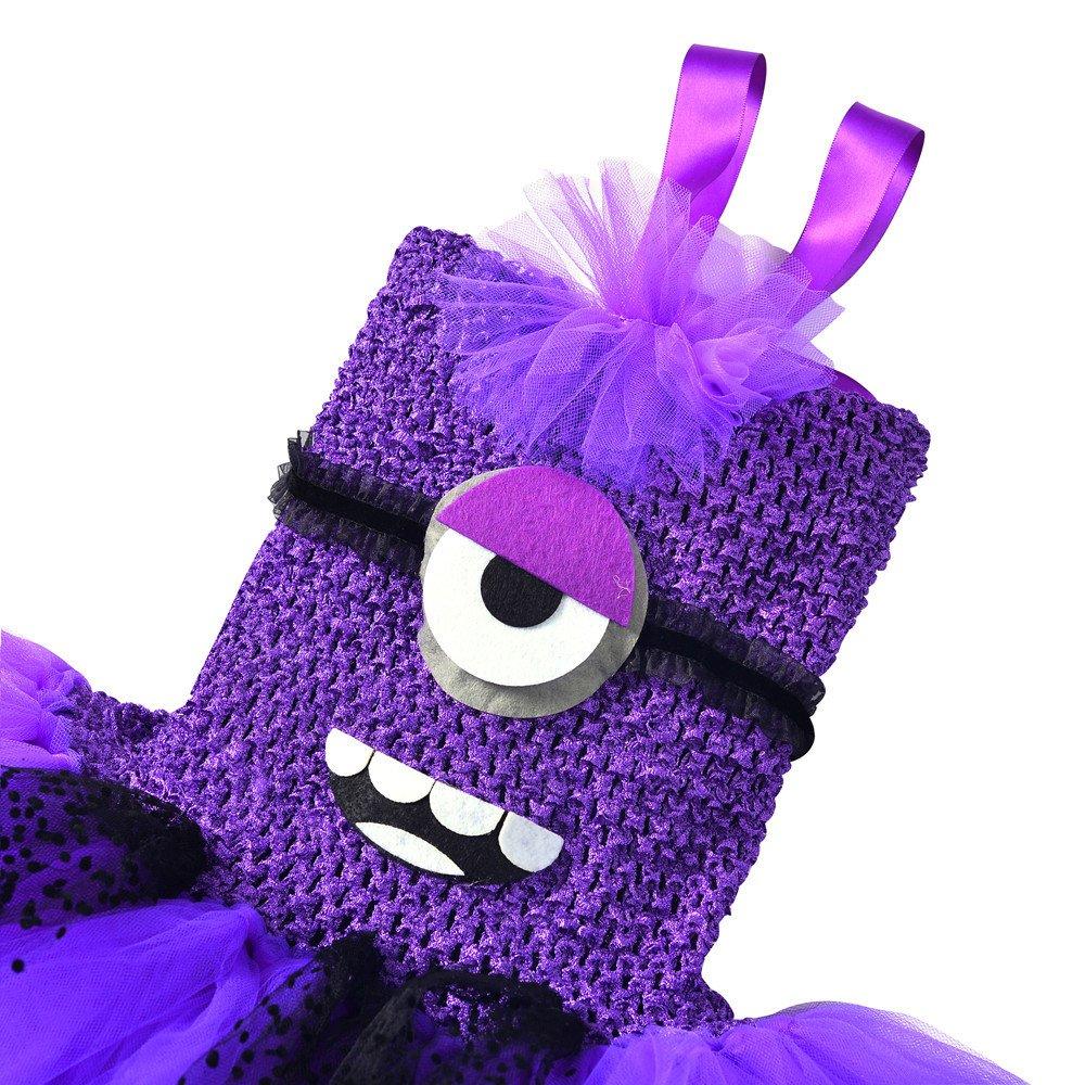 Girl Roland Purple Gauze Dress Despicable Daddy's Funny