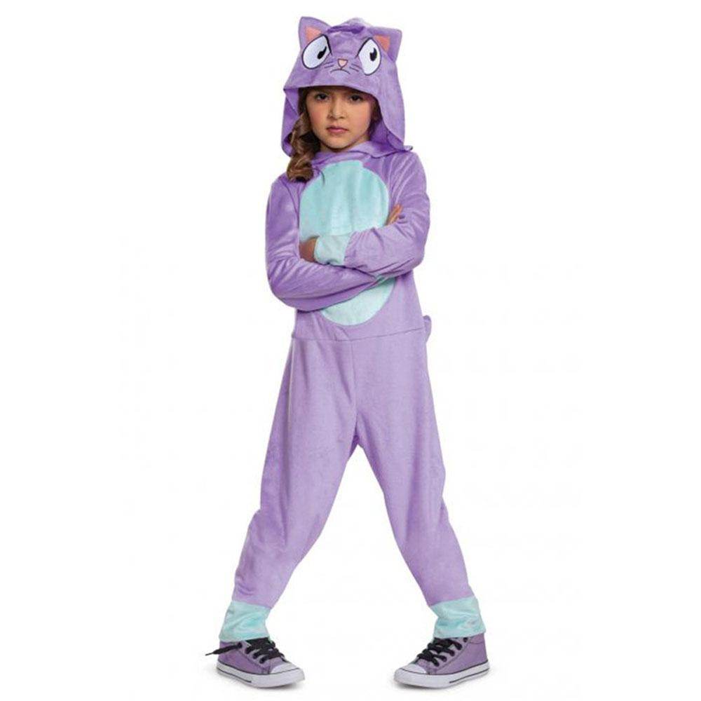 Pokemon Lost Kitties Sketch Cosplay Costume Halloween Girls Jumpsuit Hooded for Kids - Azufun