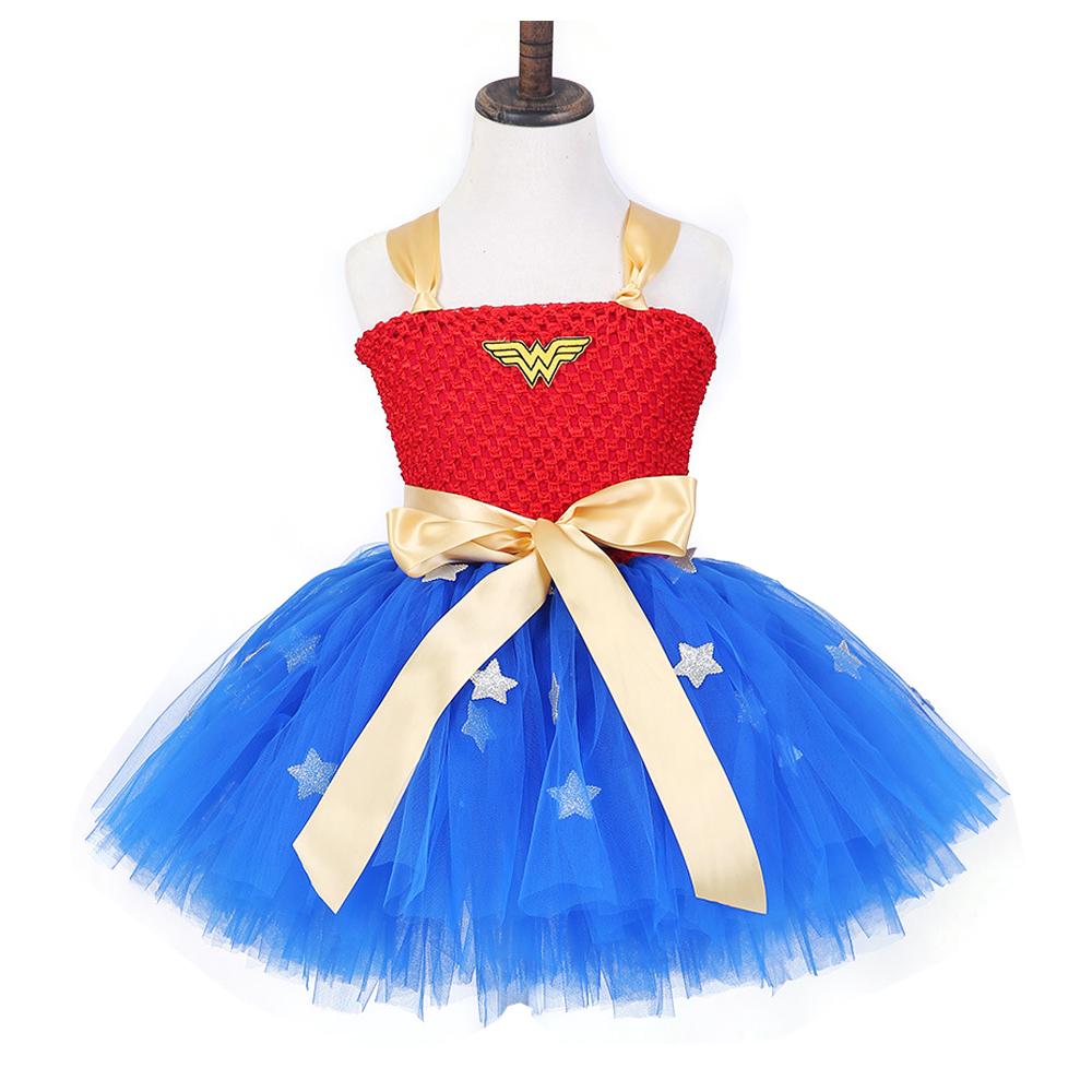 Girls The Avengers Tutu Dress Superhero Costumes Dress