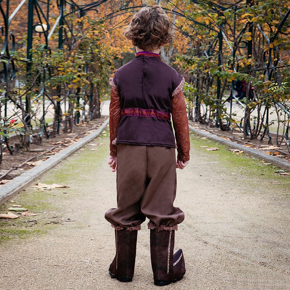 Kids Kristoff Costume Boys Fancy Dress Up Halloween Themed Party Cosplay Jumpsuit