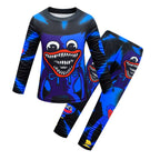 Poppy Playtime Cartoon Long Sleeve Pants Sets for Big Kids