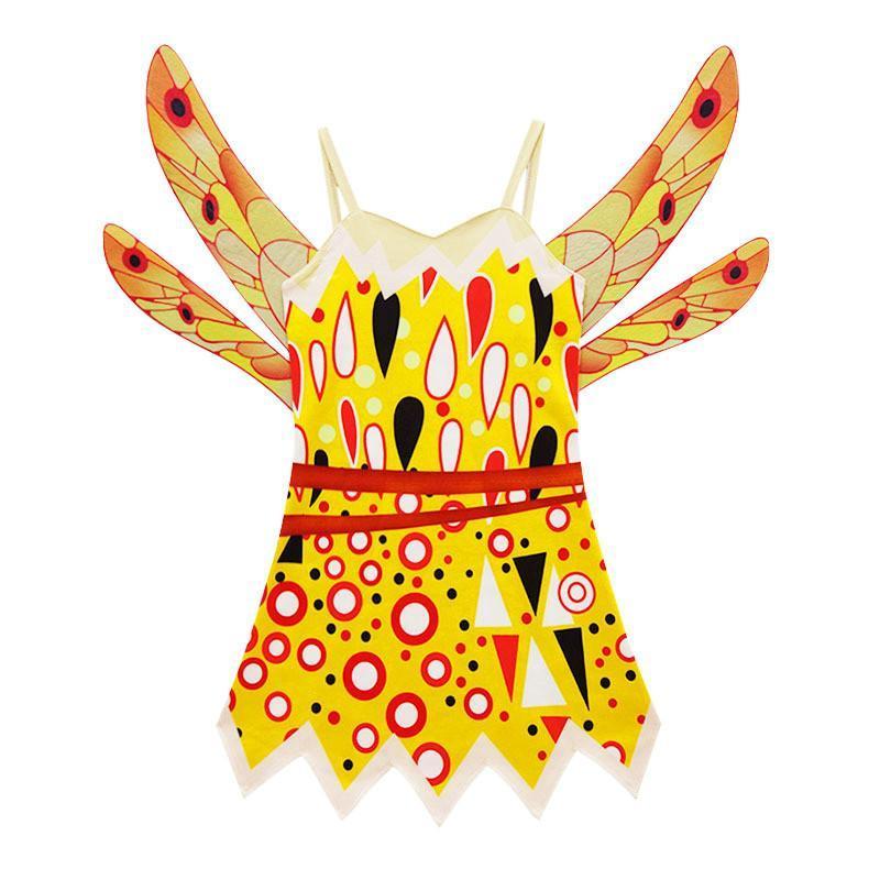 Mia and Me Children Kids Yuko Dress + Legging + Wing Set Costume Dress Up