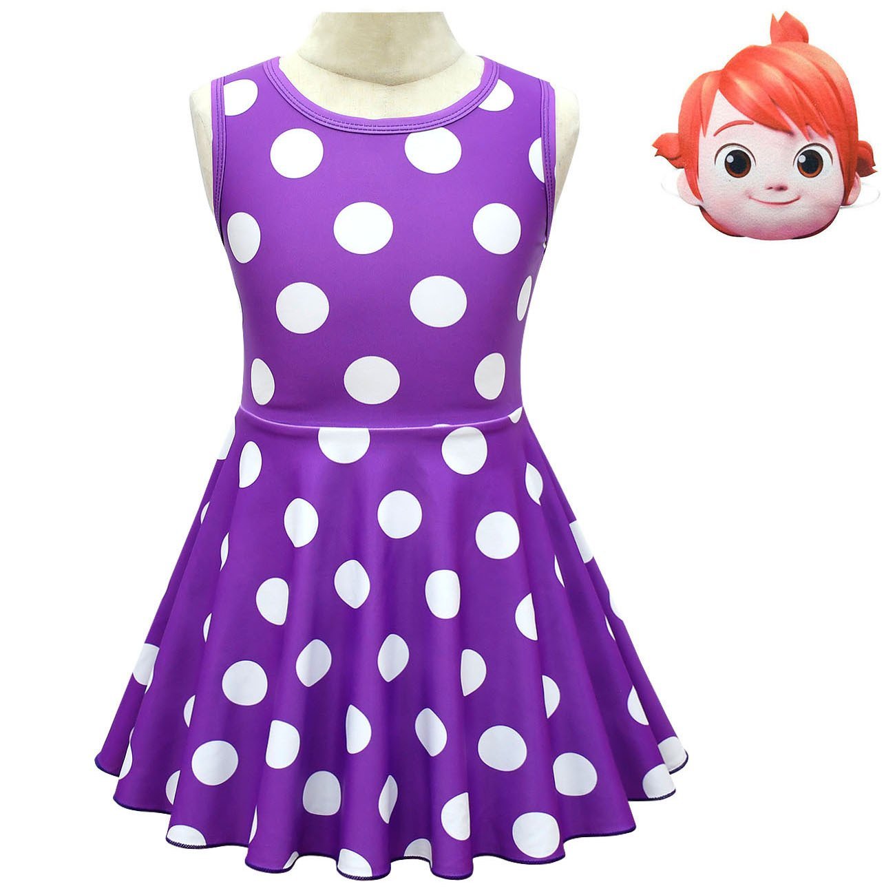 CocoMelon English Enlightenment Peripheral Children's Sleeveless Vest Dress