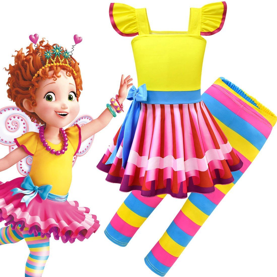 Fancy Nancy Sleeveless Cosplay Dress for Kids