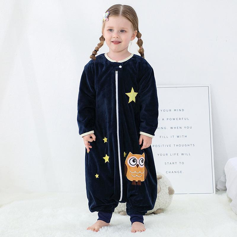 New super soft long-sleeved baby pajamas children's home clothes