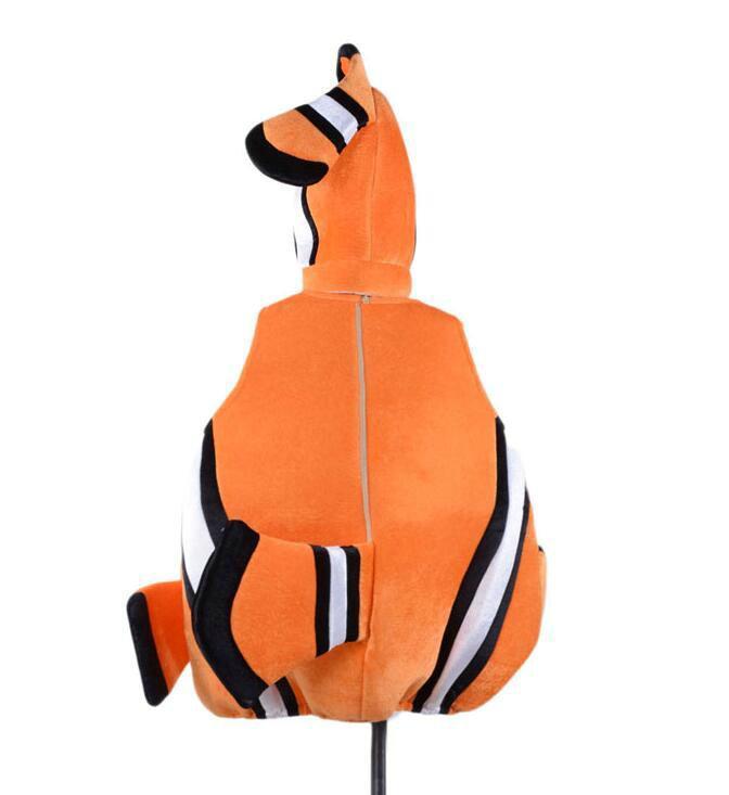 Finding Nemo Clown Fish Cosplay Animal Halloween Costume for Kids