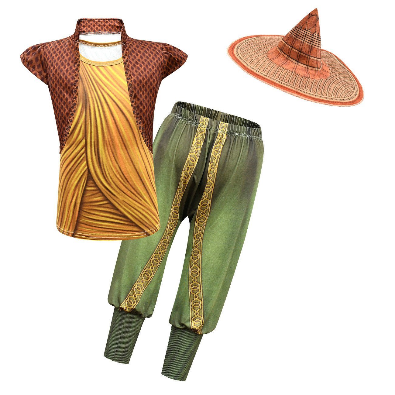 Raya and the Last Dragon Cosplay Performance Wear Costume 4 Pieces Set