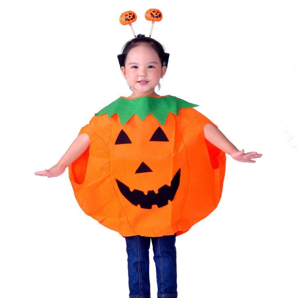 Children's Halloween Party Costume Jackolantern Pumpkin Kid Child
