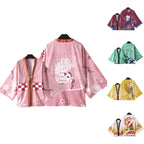 Cosplay Costume Haori Kimono Bathrobe Cloak Pajama Halloween costume for kids and parents
