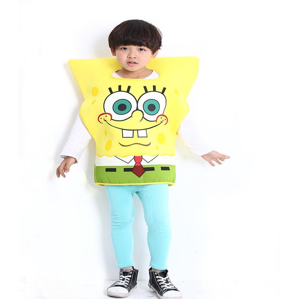 Sponge Bob Kids Children's Day Cosplay Costume One Size