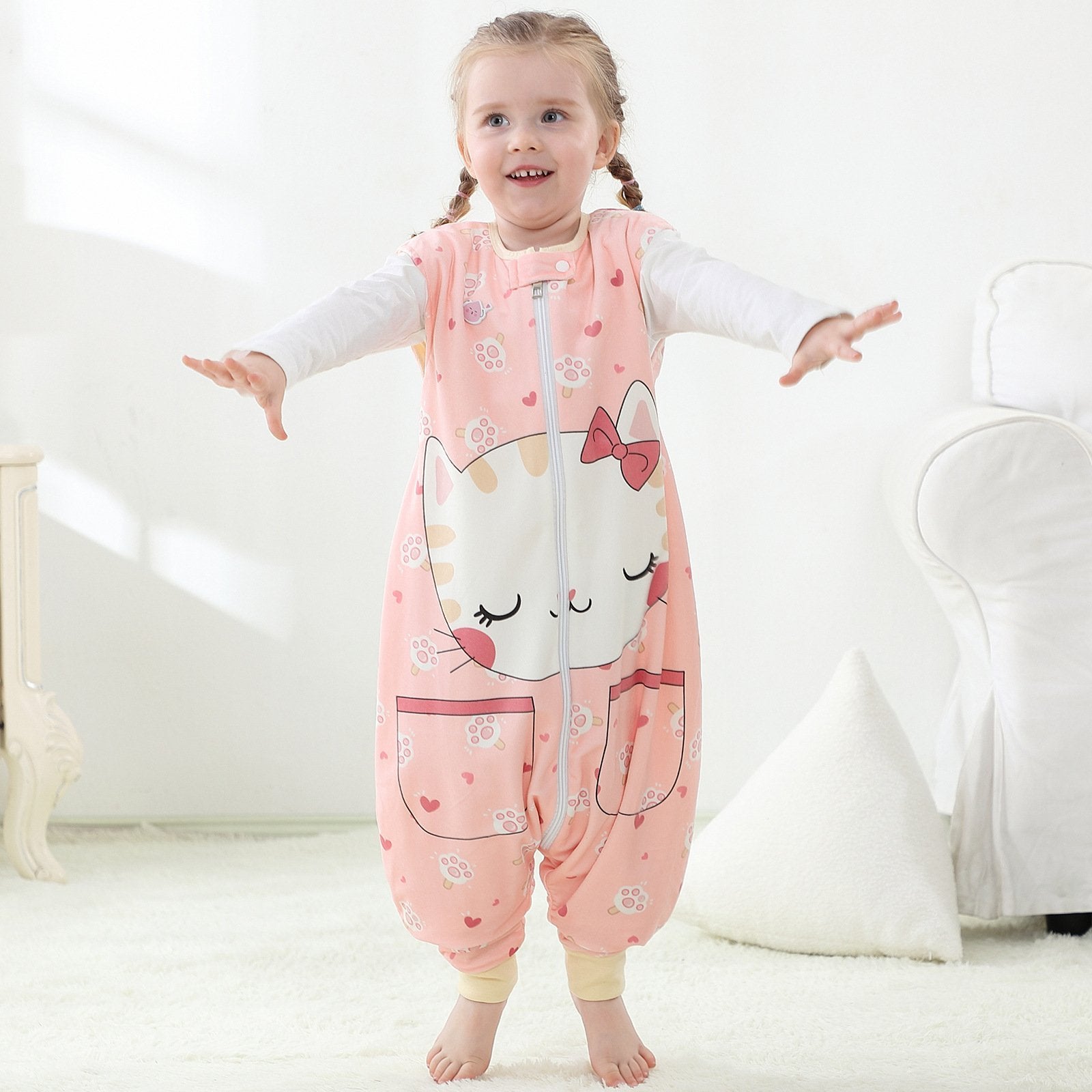 New autumn and winter children's sleeveless jumpsuit