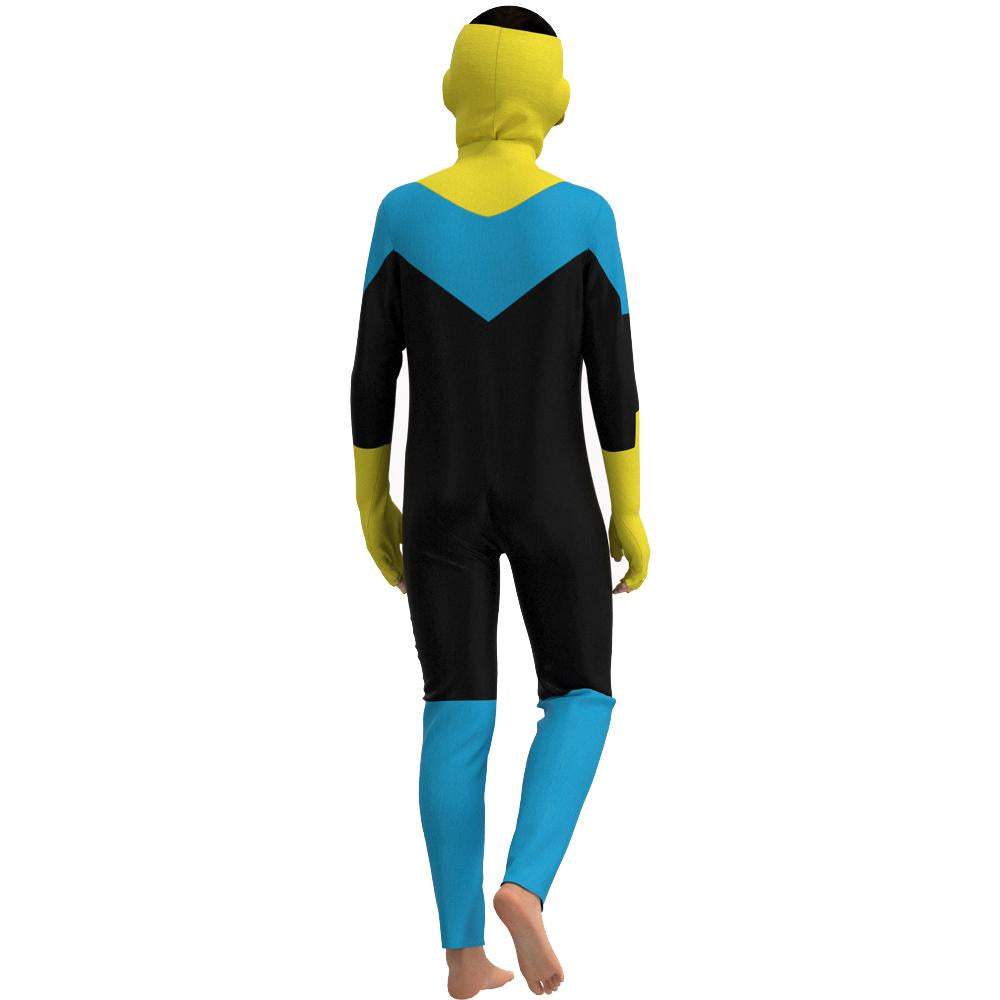 Invincible Mark Grayson Cosplay Costume Halloween Jumpsuit Outfit Dress Up For Kids